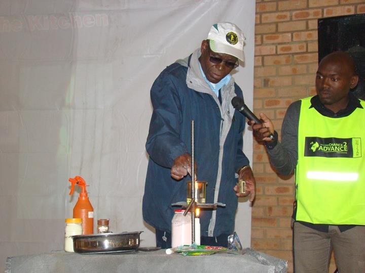 Home Fire Safety workshop demonstration